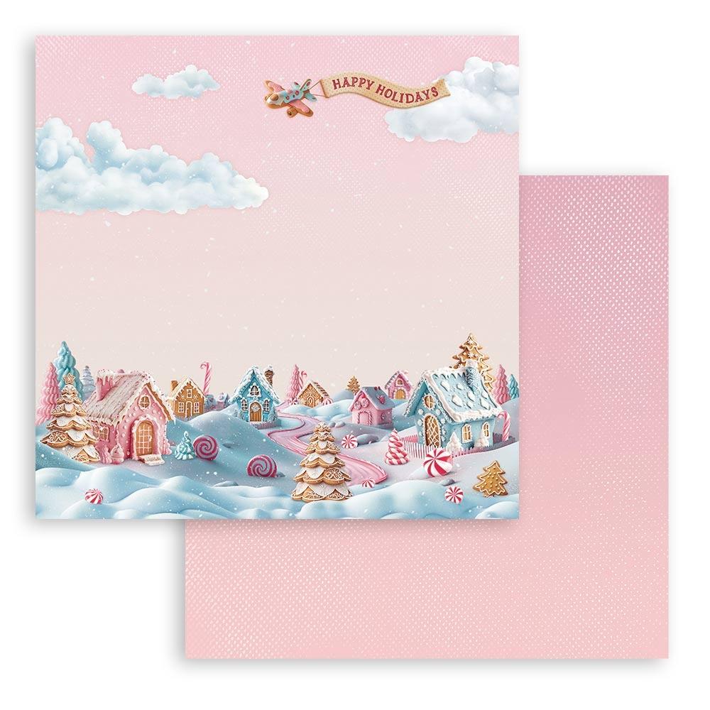 Stamperia Double-Sided Paper Pad 8x8 - Candy Christmas