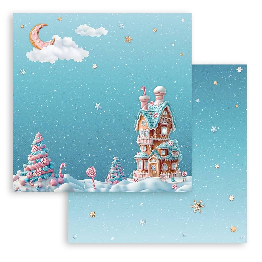 Stamperia Double-Sided Paper Pad 8x8 - Candy Christmas
