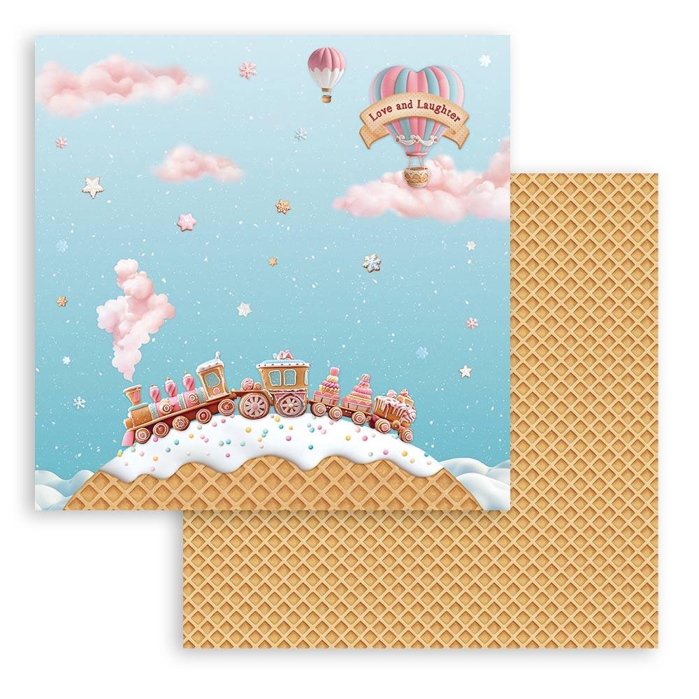 Stamperia Double-Sided Paper Pad 8x8 - Candy Christmas