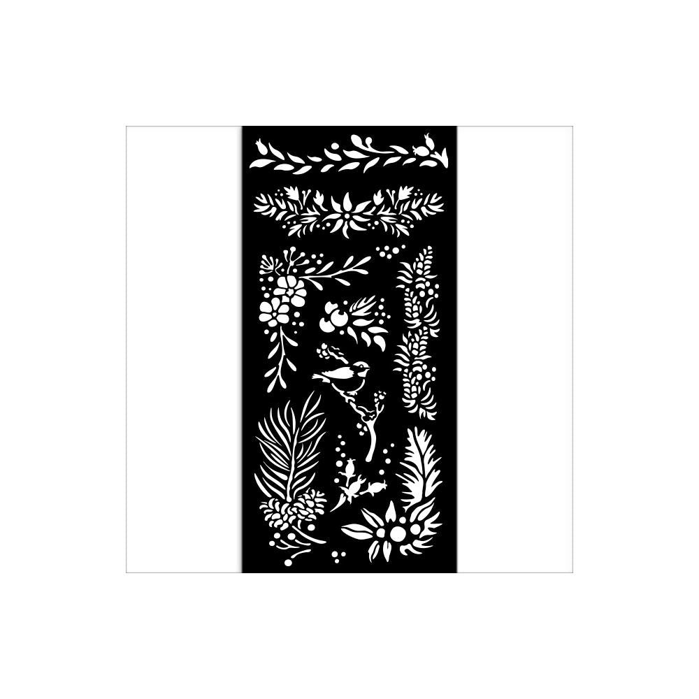 Stamperia Stencil 12x25cm - The Owl's House Branches