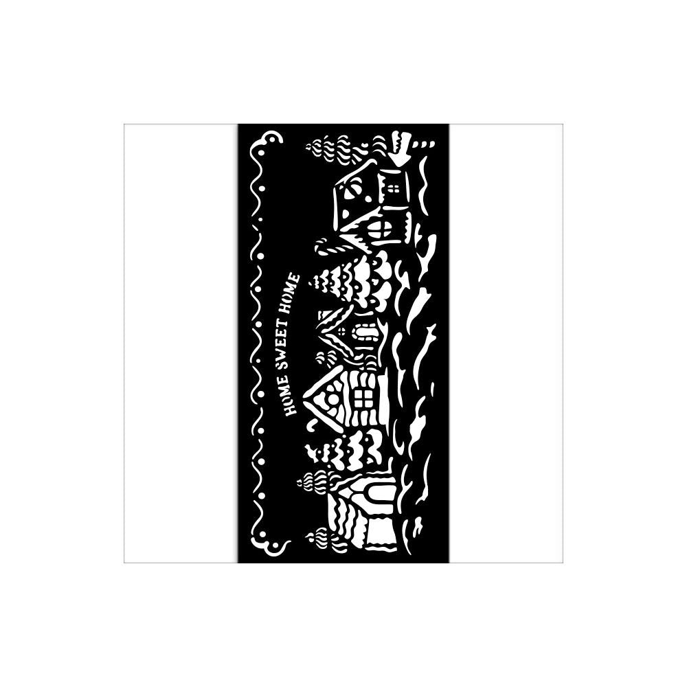 Stamperia Stencil 12x25cm - Candy Christmas Village