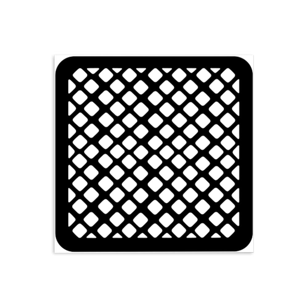Stamperia Stencil 12cm x 12cm - Candy Christmas Waffle Pattern