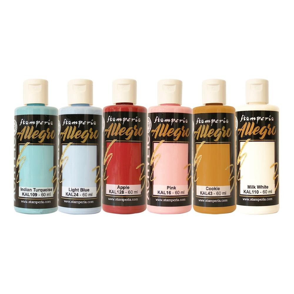 Stamperia Allegro Paint Set - Candy Christmas