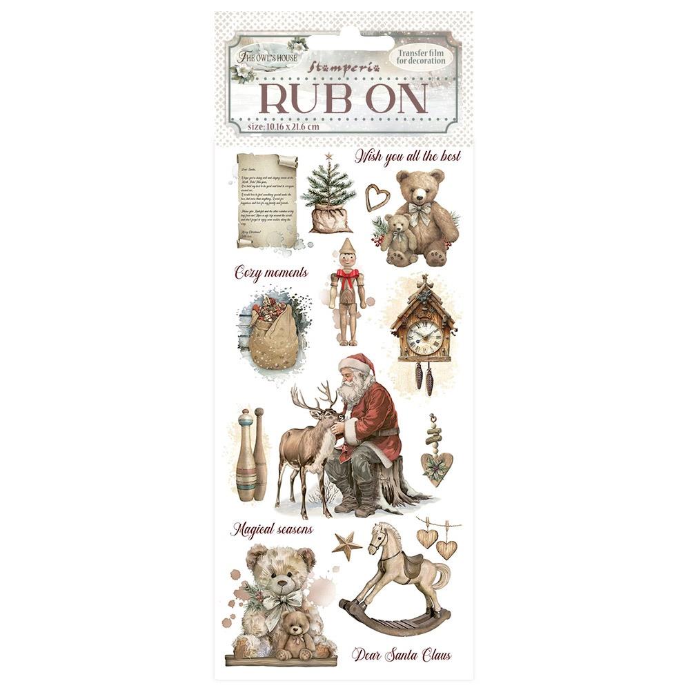 Stamperia Rub-on - The Owl's House Teddy Bears
