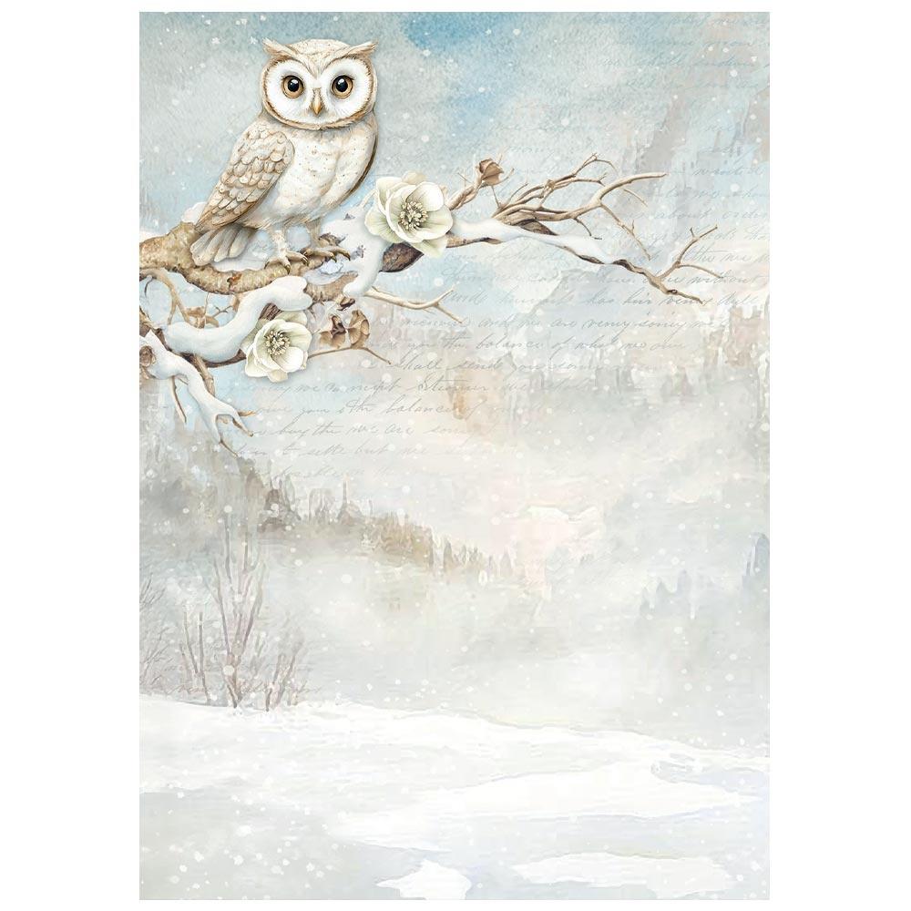 Stamperia Rice Paper Sheets A6 - The Owl's House