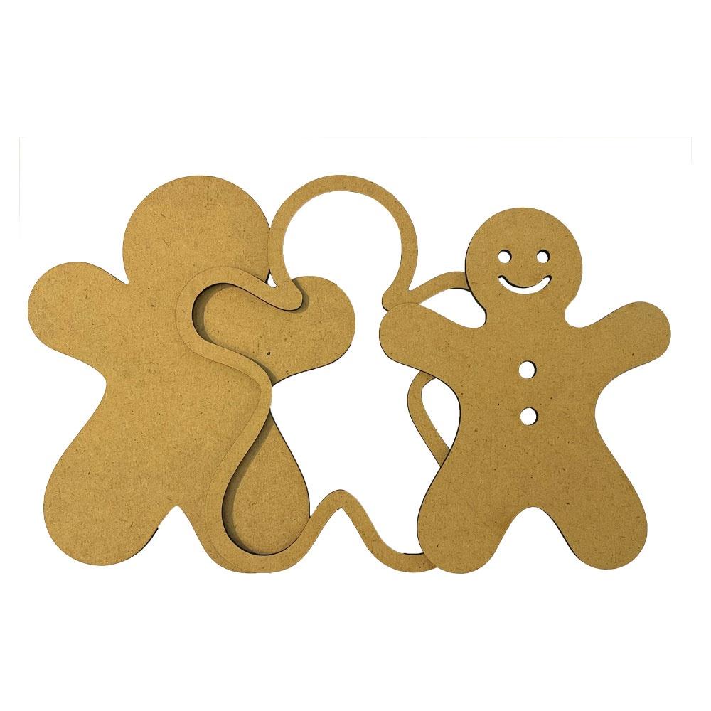 Stamperia Crafty Shapes - Candy Christmas Gingerbreads
