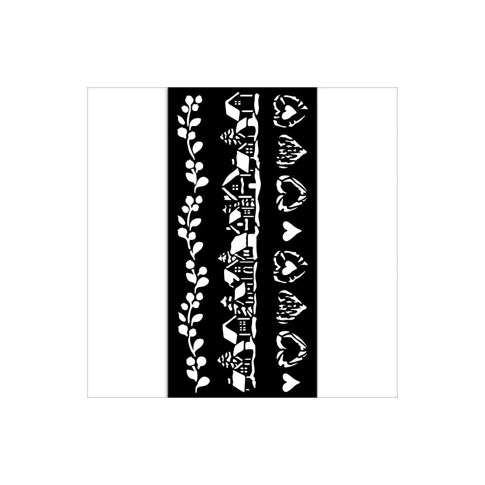 Stamperia Stencil 12x25cm - The Owl's House 3 Stripes