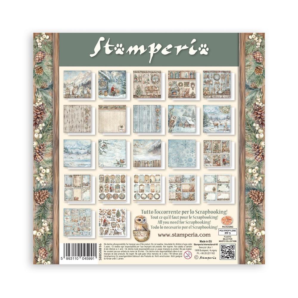 Stamperia Single-Sided Paper Pad 8x8 - The Owl's House