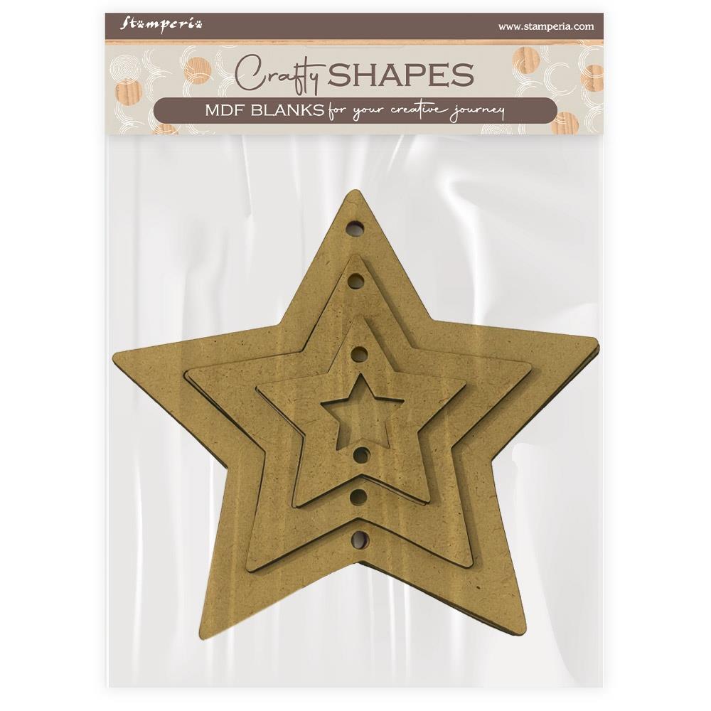 Stamperia Crafty Shapes - The Owl's House Stars