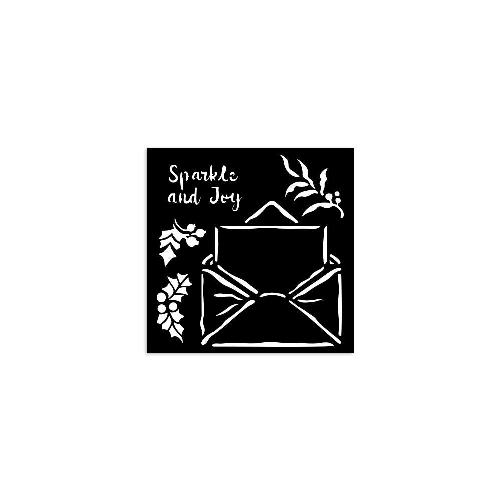Stamperia Stencil 12cm x 12cm - The Owl's House Letter