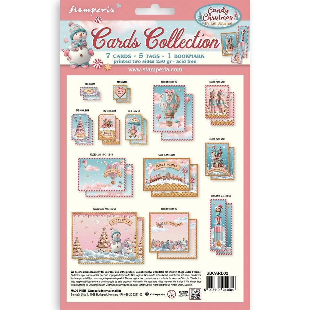 Stamperia Cards Collection - Candy Christmas