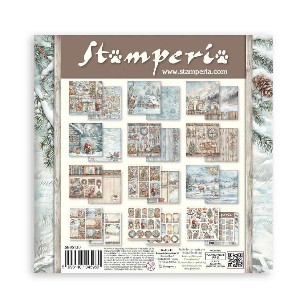 Stamperia Double-Sided Paper Pad 8x8 - The Owl's House