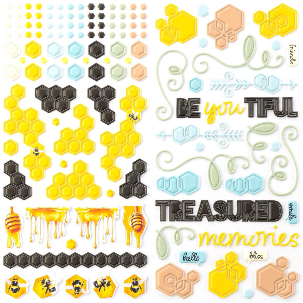 49 and Market Puffy Stickers – Botanical Buzz