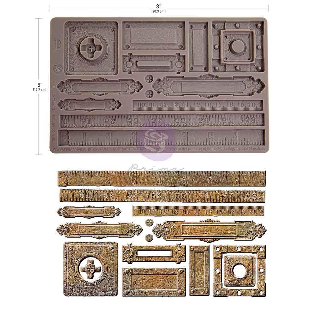 Finnabair Decor Moulds - Tapes And Labels