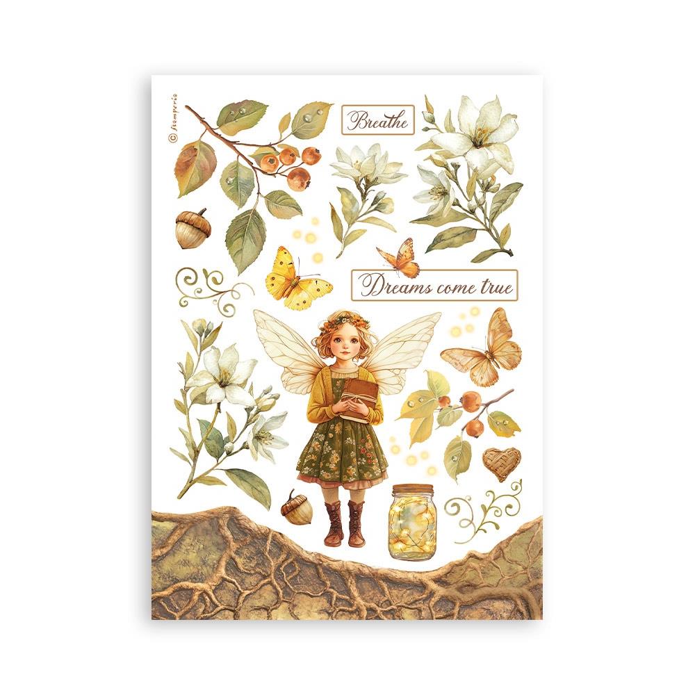 Stamperia Washi Pad A5 - Whispering Woods