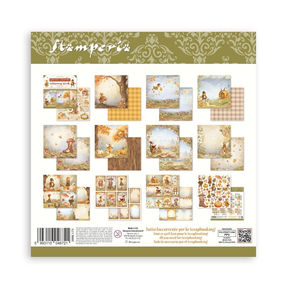 Stamperia Double-Sided Paper Pad 12x12 - Whispering Woods
