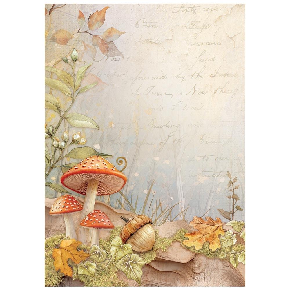 Stamperia Rice Paper Sheets A6 - Whispering Woods
