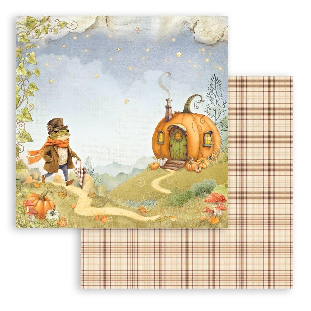 Stamperia Double-Sided Paper Pad 8x8 - Whispering Woods