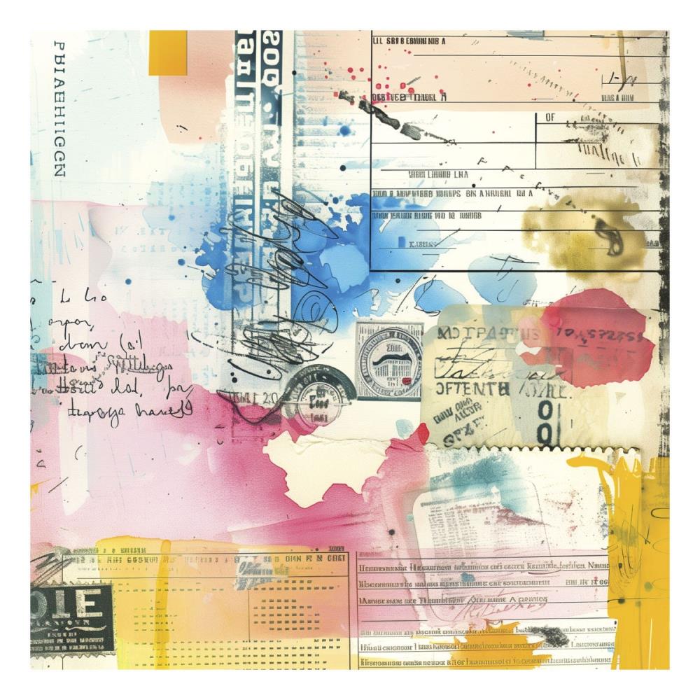 Spellbinders Printed Paper 12x12 - Beautifully Imperfect