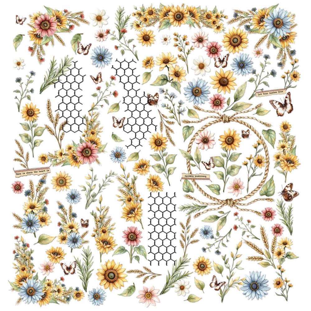 49 And Market Laser Cut Outs - Wildflowers - Whispering Way