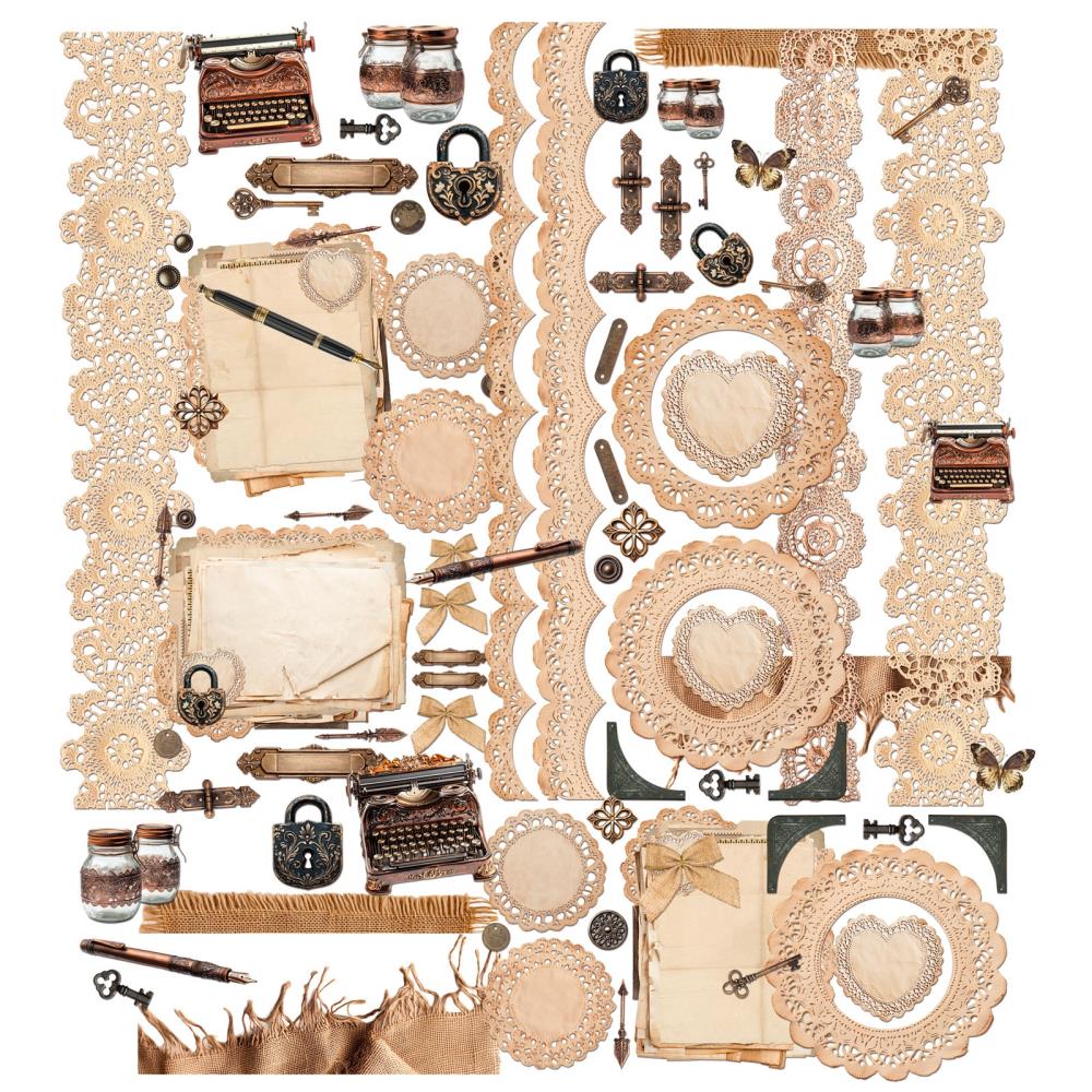 49 And Market Laser Cut Outs - Nostalgic Memories - Set 1