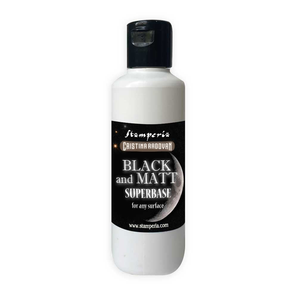 Stamperia Superbase Black and Matt