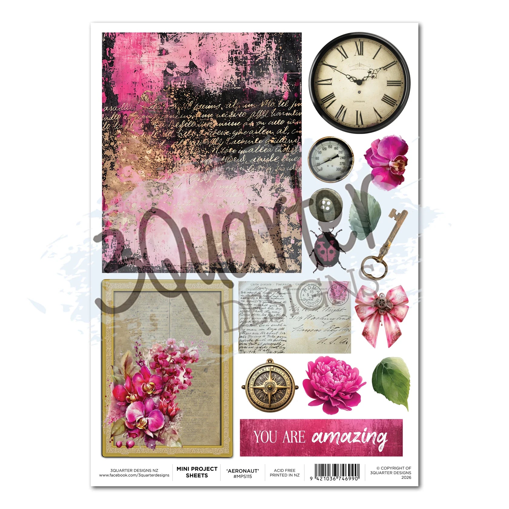 3Quarter Designs Mini Project Sheet - Mrs Aeronaut