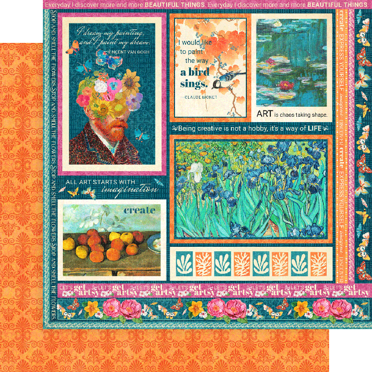 Graphic 45 Collection Pack 8x8 - Let's Get Artsy