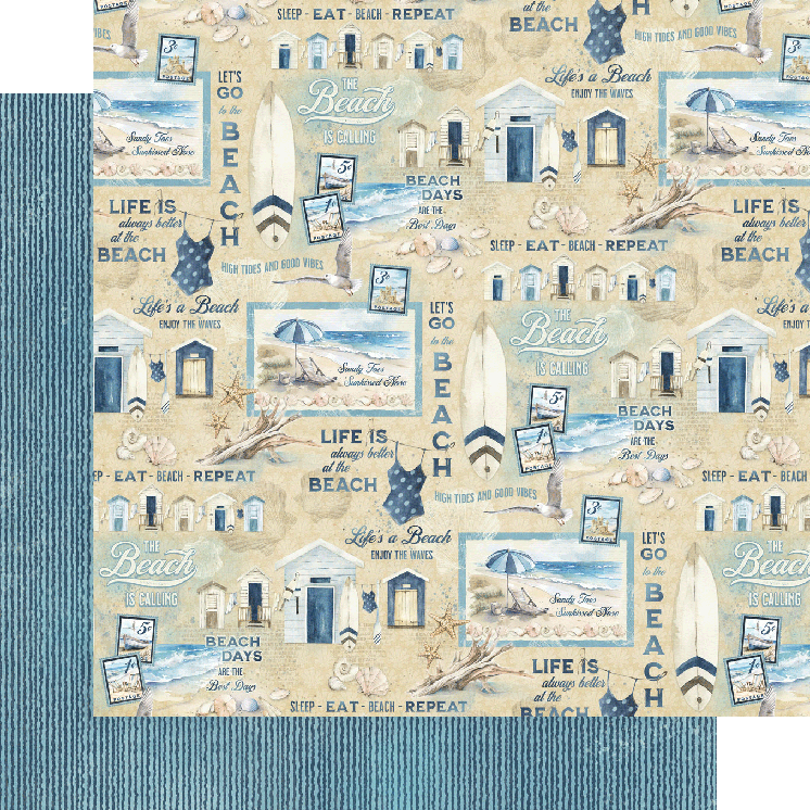 Graphic 45 - Collection Pack 8x8 - The Beach Is Calling