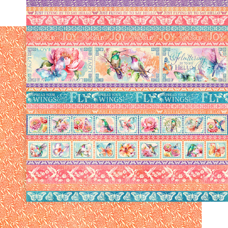 Graphic 45 Collection Pack 12x12 - Flight of Fancy