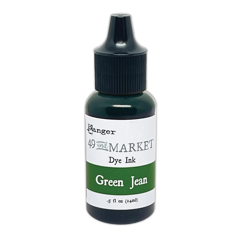 49 and Market Dye Ink Reinker – Green Jean 15ml bottle for refreshing dye ink pads