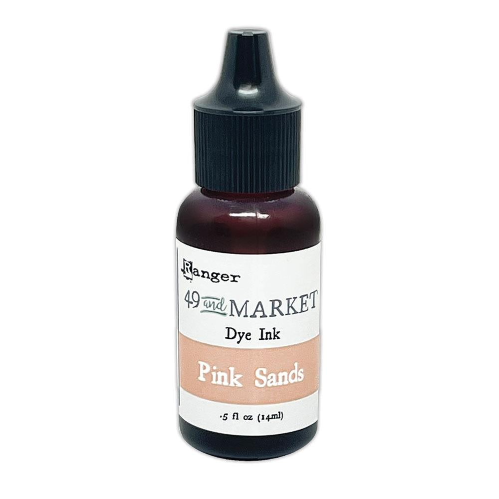 49 and Market Dye Ink Reinker – Pink Sands 15ml bottle for refreshing dye ink pads