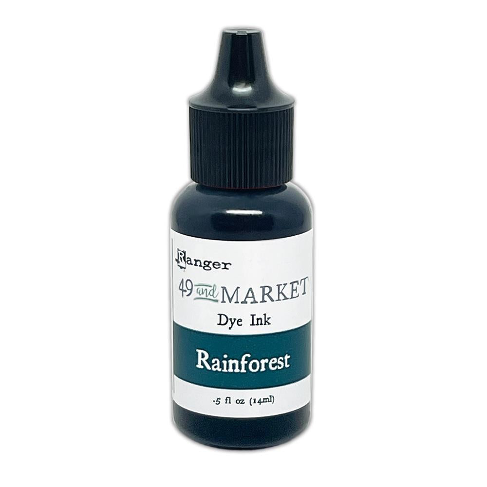 49 and Market Dye Ink Reinker – Rainforest 15ml bottle for refreshing dye ink pads