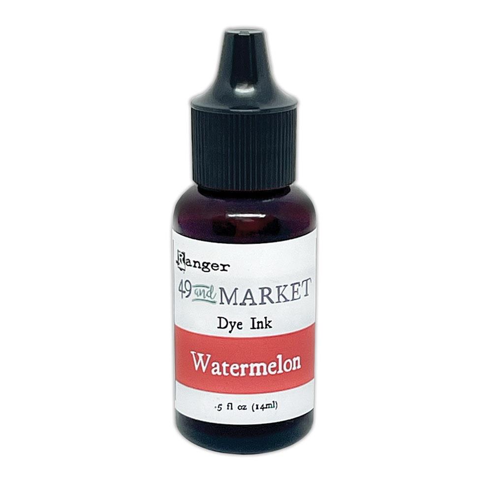 49 and Market Dye Ink Reinker – Watermelon 15ml bottle for refreshing dye ink pads