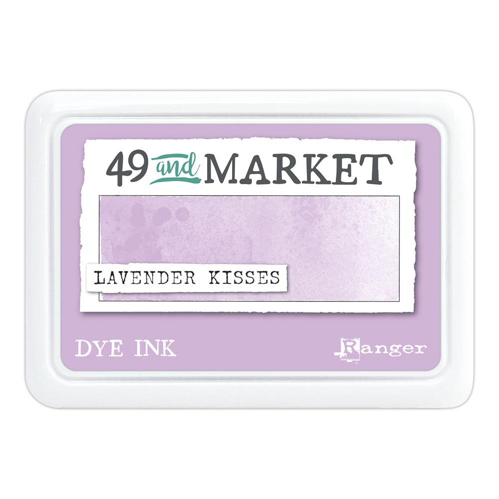 49 and Market Dye Ink Pad – Lavender Kisses soft purple highly pigmented, blendable ink for stamping and crafts