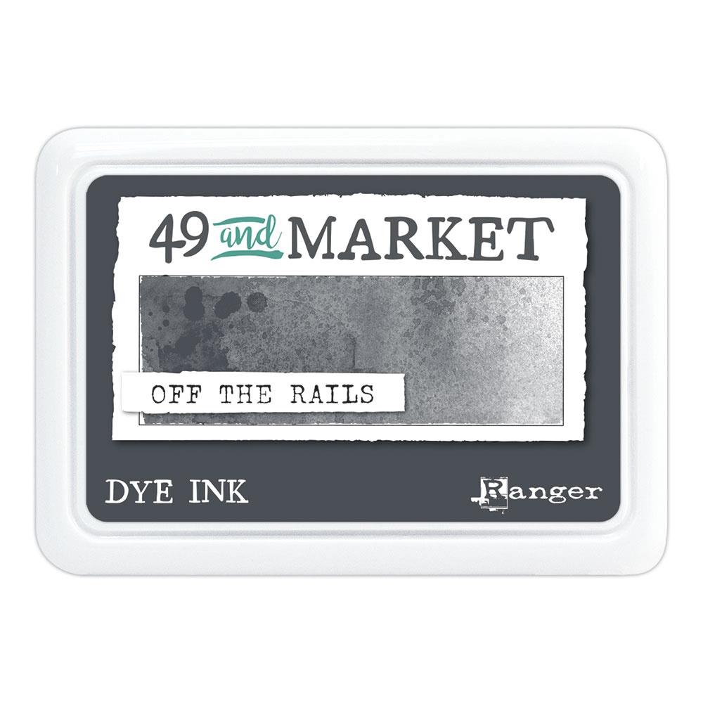 49 and Market Dye Ink Pad – Off The Rails bold neutral highly pigmented, blendable ink for stamping and crafts