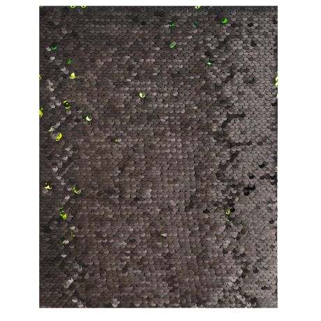 American Crafts Flip Sequin Specialty Paper 8.5"x11" – Black & Green