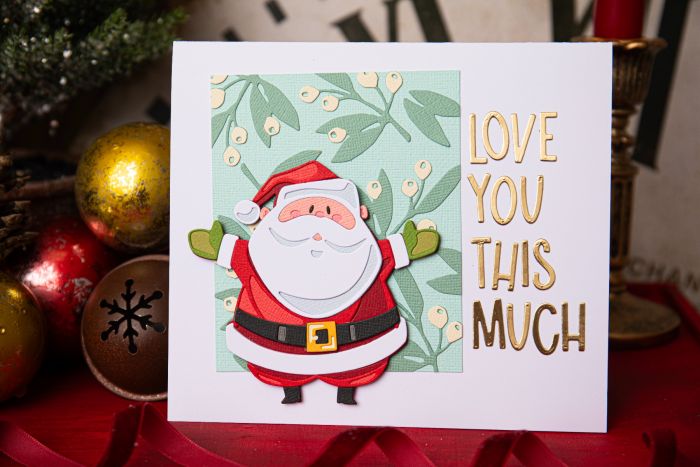 Sizzix Thinlits Dies By Tim Holtz - Santa Greetings Colorize