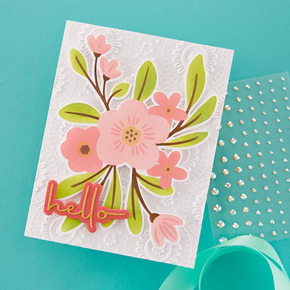 Spellbinders Stencil & Die Bundle - Hello Blooms