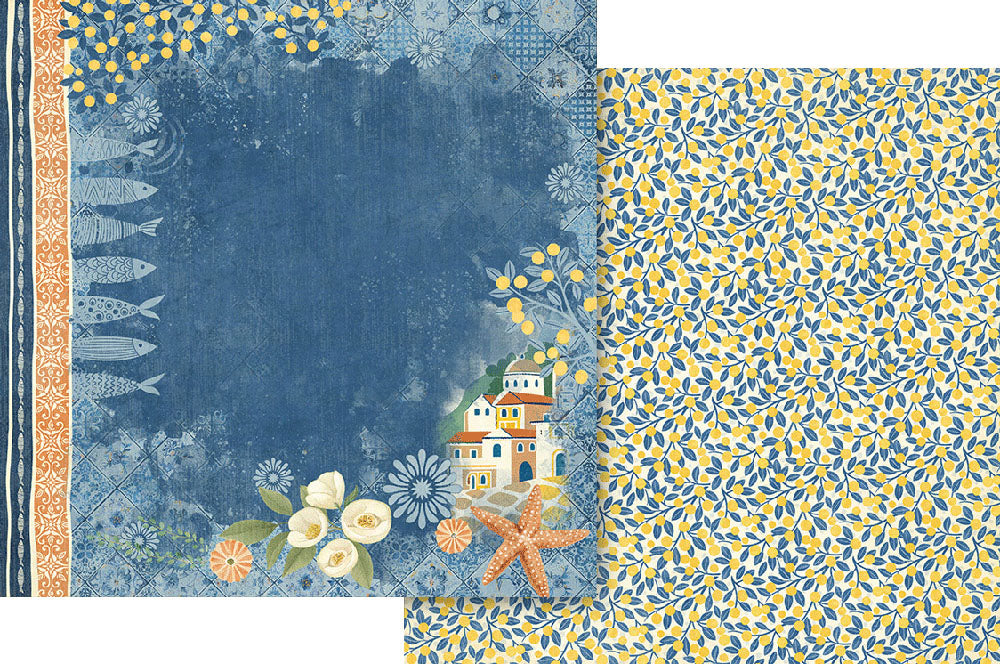 Collection pack with various design elements and patterns on a decorative card.
