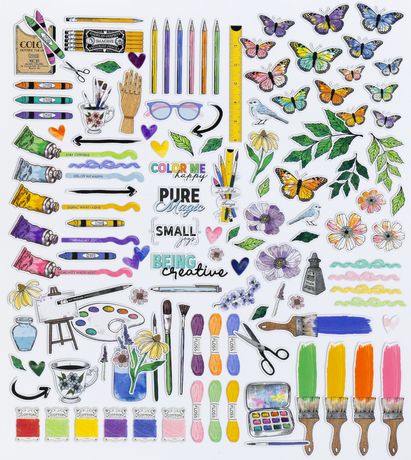 49 And Market Ephemera Set - Icons and Titles - Artful Moments
