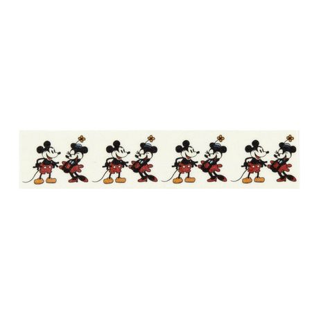 Decorative tape with cartoon character design on a white background