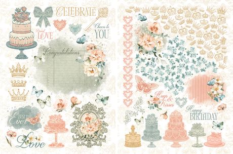 Graphic 45 Rub-On Transfers - Always & Forever