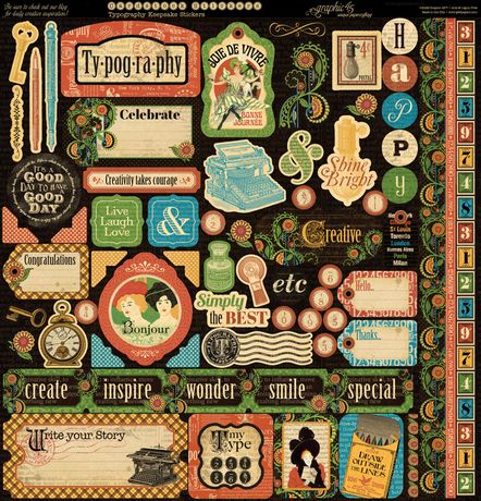 Graphic 45  - Keepsake Edition Pack - Typography