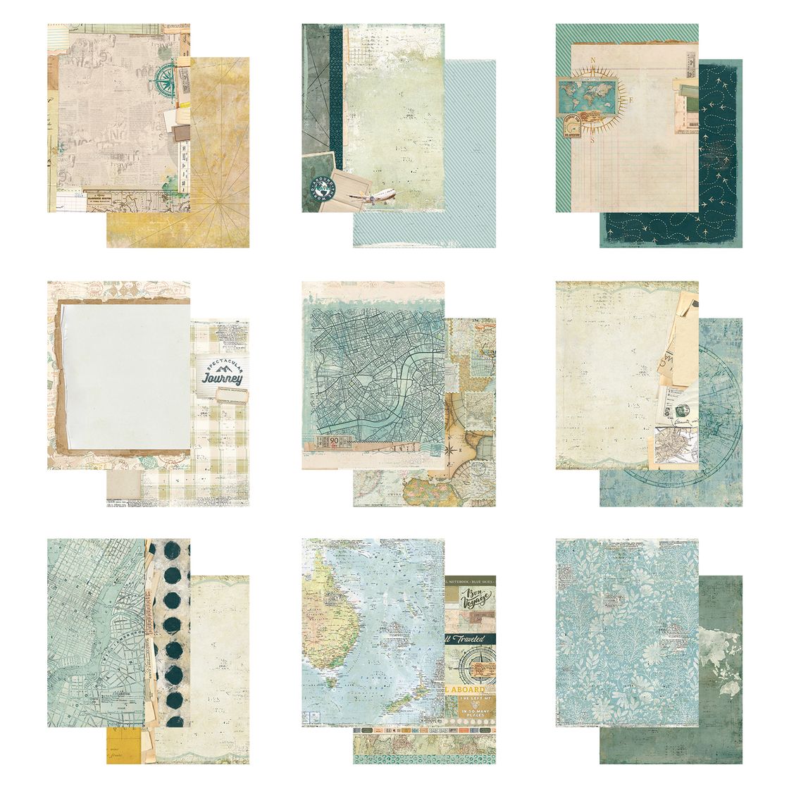 49 And Market 6x8 inch Collection Pack - Travel Diaries