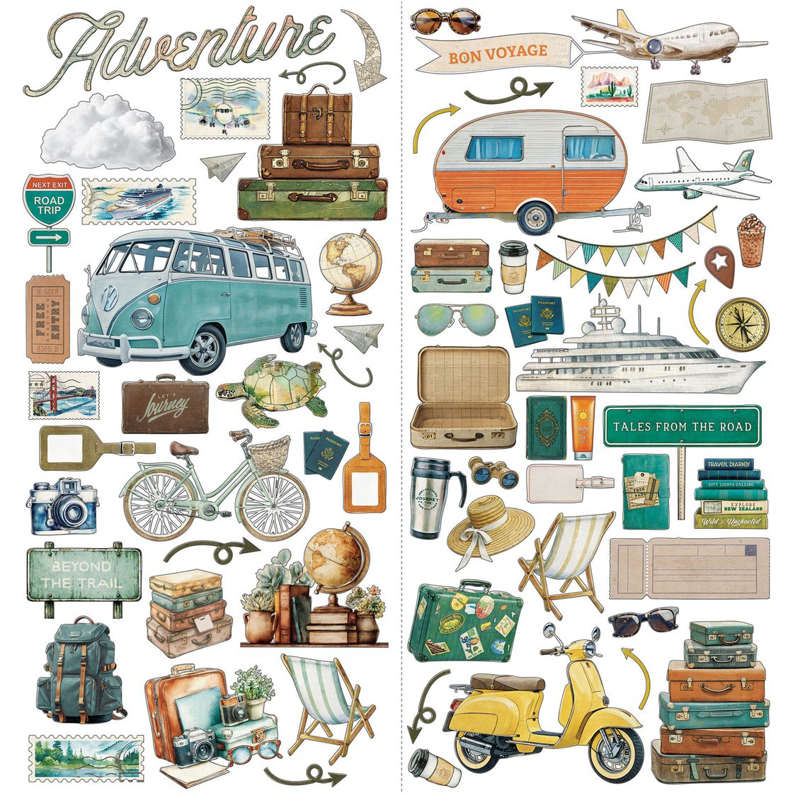 49 And Market Laser Cut Outs - Elements - Travel Diaries