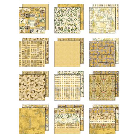 Idea-Ology Double-Sided Cardstock 12x12 - Palette Collection - Yellow