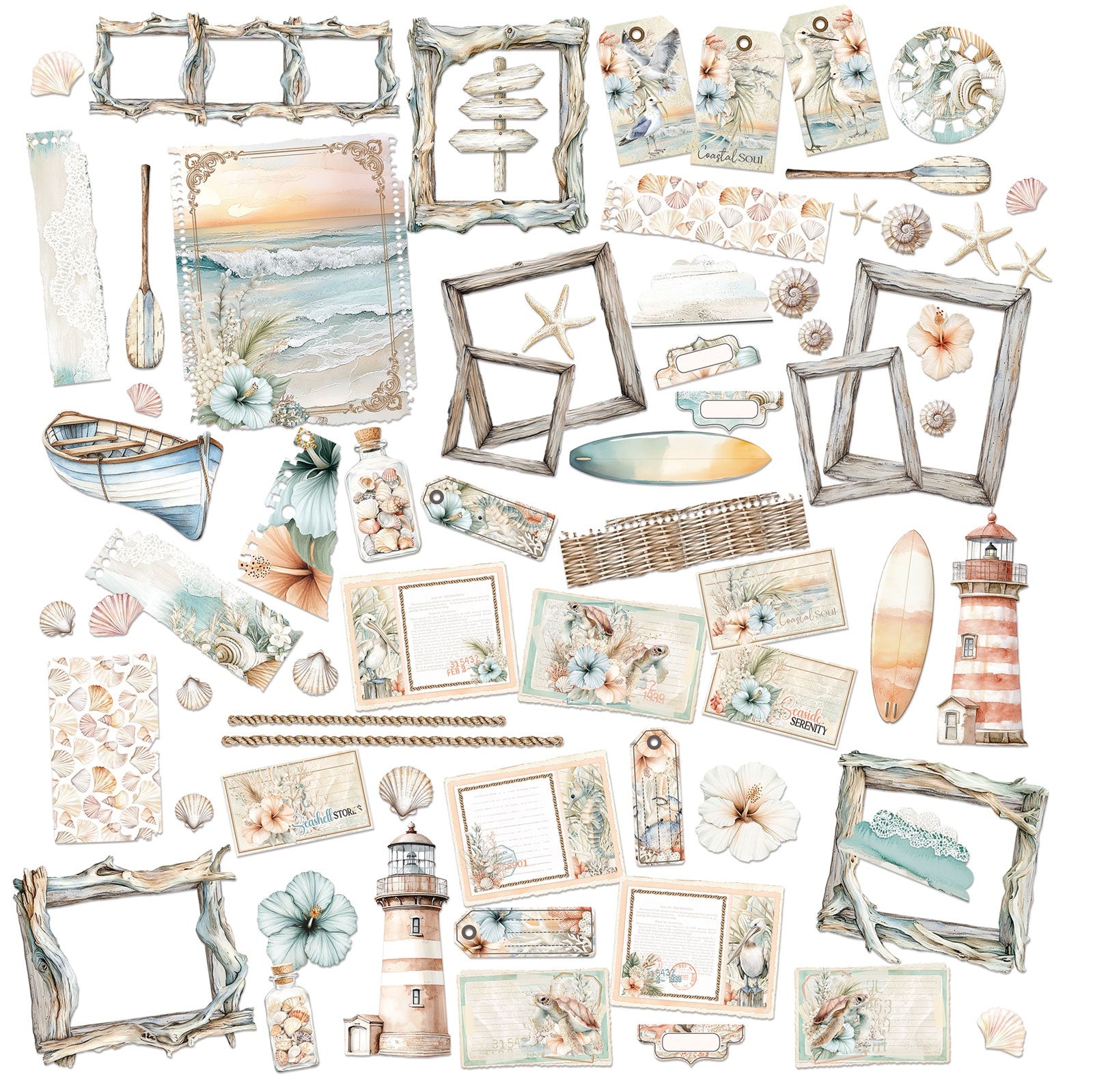 49 And Market Die-Cut Elements - Coastal Soul