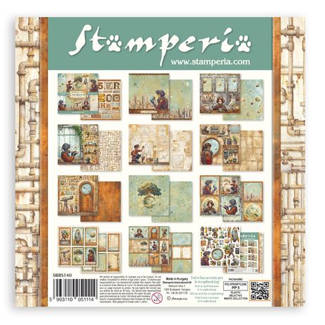 Stamperia Double-Sided Paper Pad 8x8 - A New Beginning