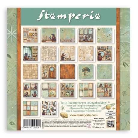 Stamperia Single-Sided Paper Pad 12x12 - A New Beginning